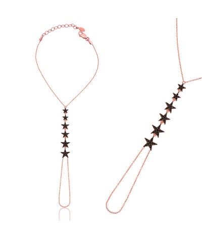 Gümüş Yıldız Şahmeran Bayan Bileklik