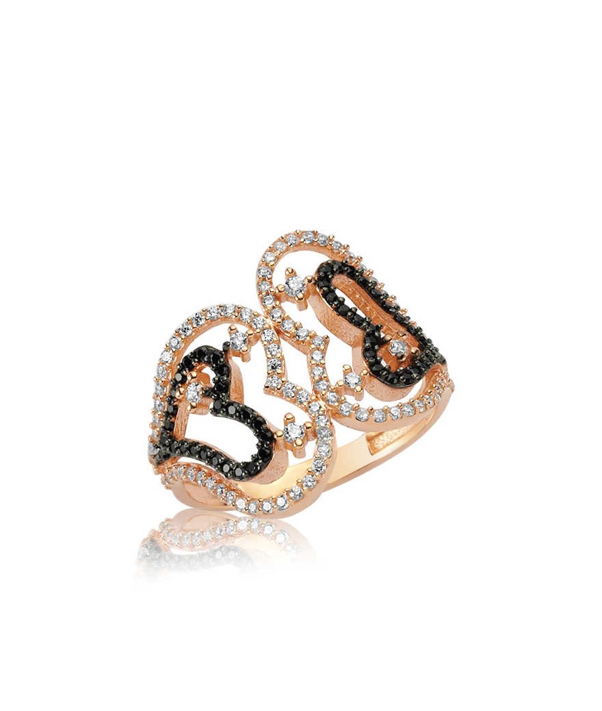 Gümüş Kalpli Bayan Yüzük