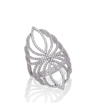 Gümüş Fantezi Bayan Yüzük