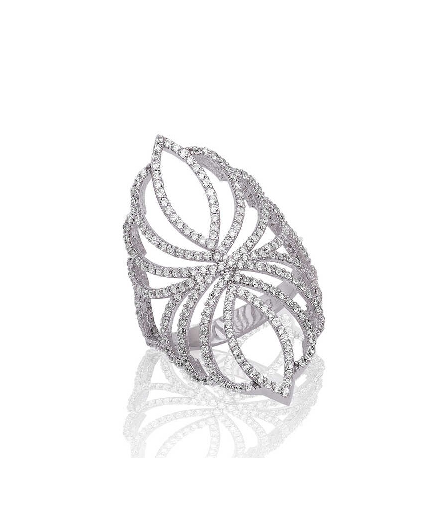 Gümüş Fantezi Bayan Yüzük