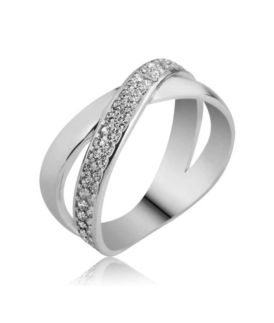 Gümüş İki Halka Bayan Yüzük