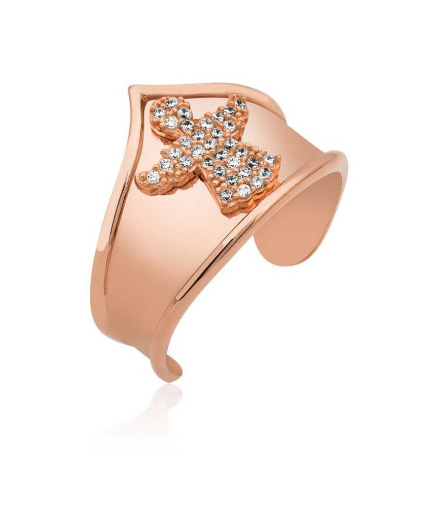 Gümüş Melek Desenli Eklem Yüzük