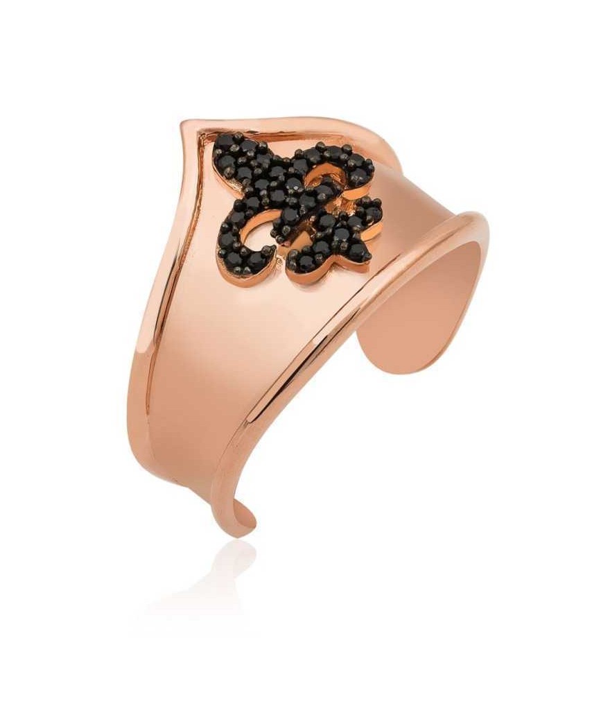 Gümüş Desenli Eklem Yüzük