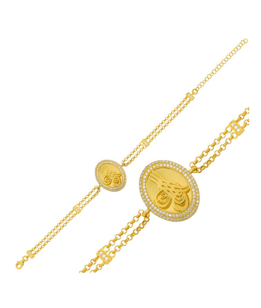 Gümüş Tuğralı Bayan Bileklik