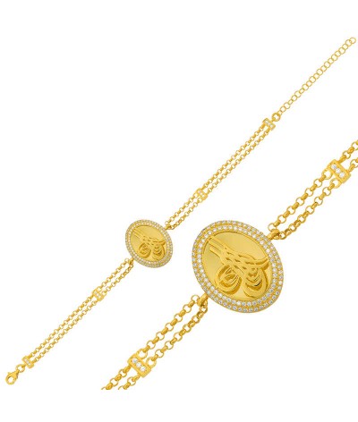 Gümüş Tuğralı Bayan Bileklik