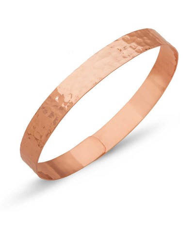 Gümüş Elişi Dövme Bayan Bilezik