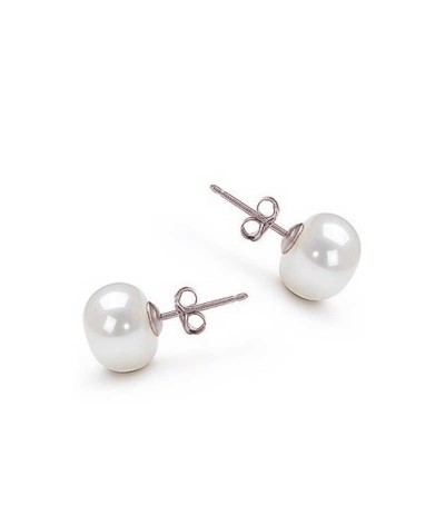 Gümüş Çivili İnci Küpe