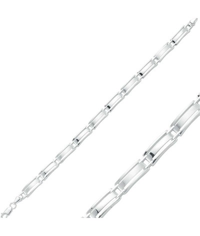 Gümüş Üç Sıra Erkek Bileklik