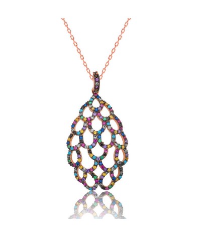 Gümüş Renkli Bayan Kolye