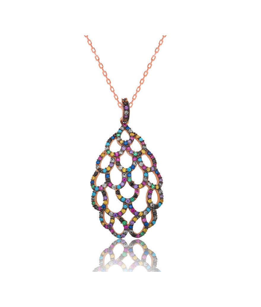 Gümüş Renkli Bayan Kolye