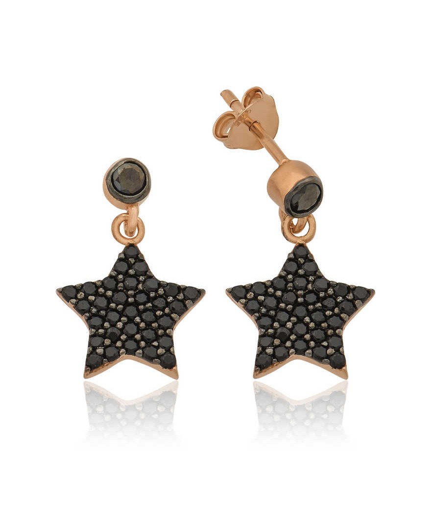 Gümüş Yıldız Küpe