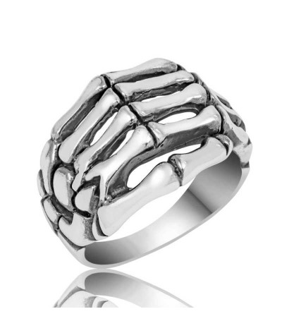 Gümüş İskelet Erkek Yüzük