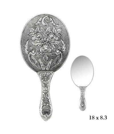 Gül Motifli El Aynası