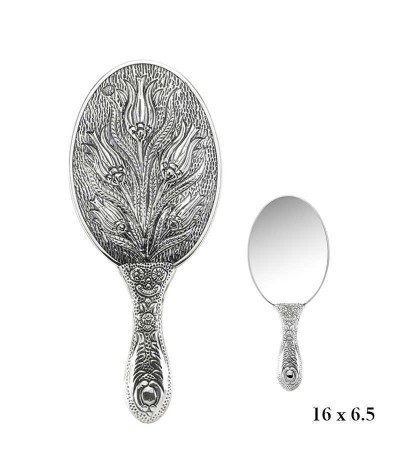 Lale Motifli El Aynası