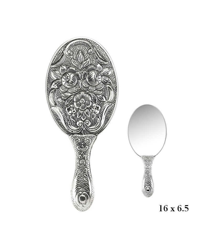 Manolya Motifli El Aynası