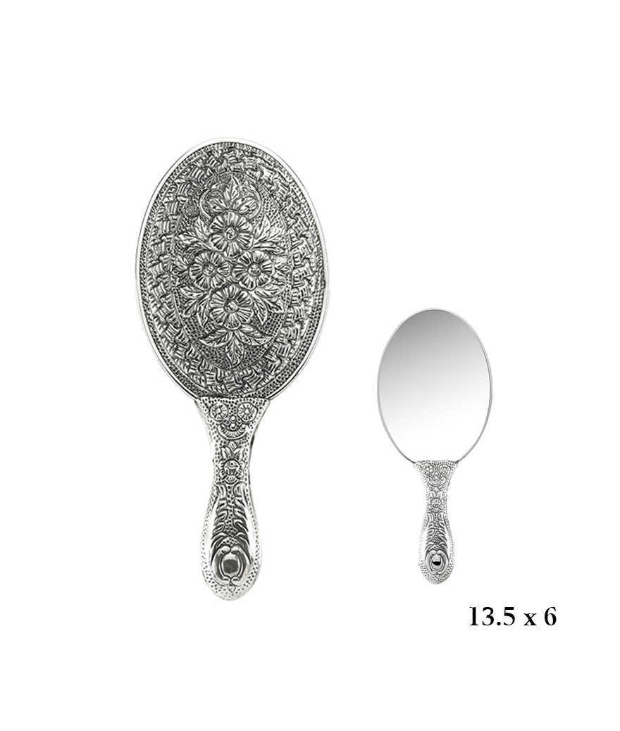 Papatya Motifli El Aynası