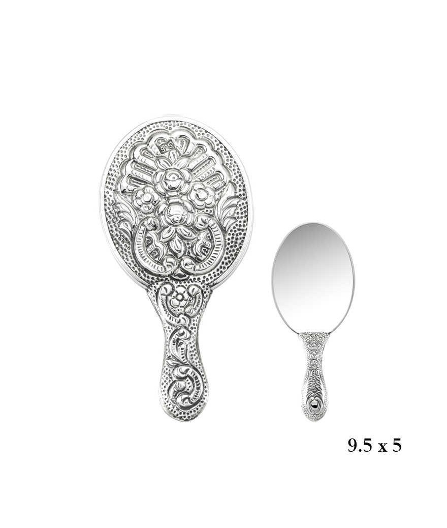 Menekşe Motifli El Aynası