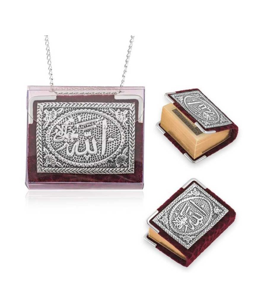Zincirli Gümüş Küçük Kur'anı-ı Kerim