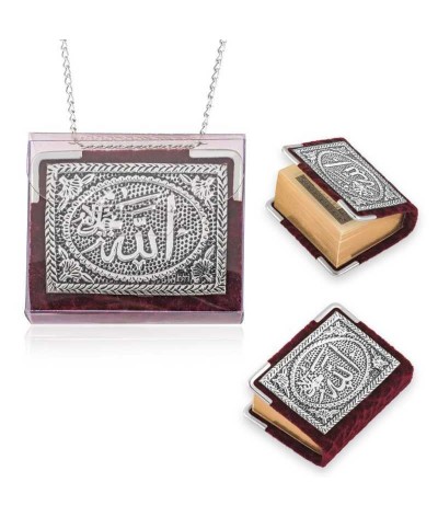 Zincirli Gümüş Küçük Kur'anı-ı Kerim