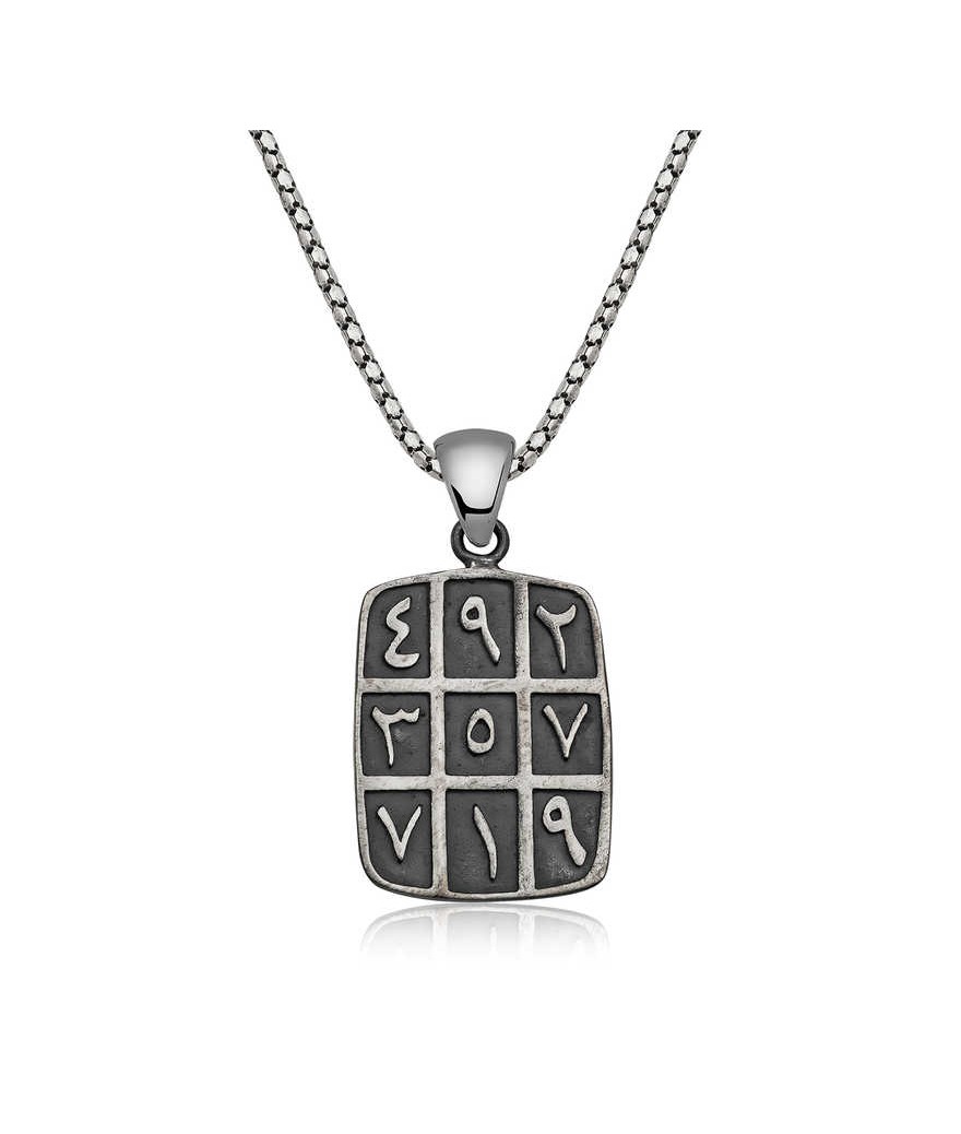 ​Gümüş Ebced Kolye