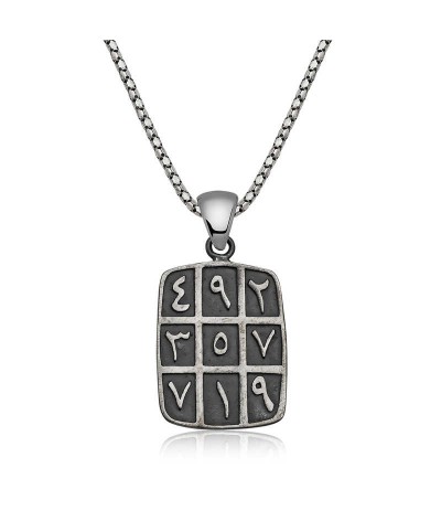 ​Gümüş Ebced Kolye