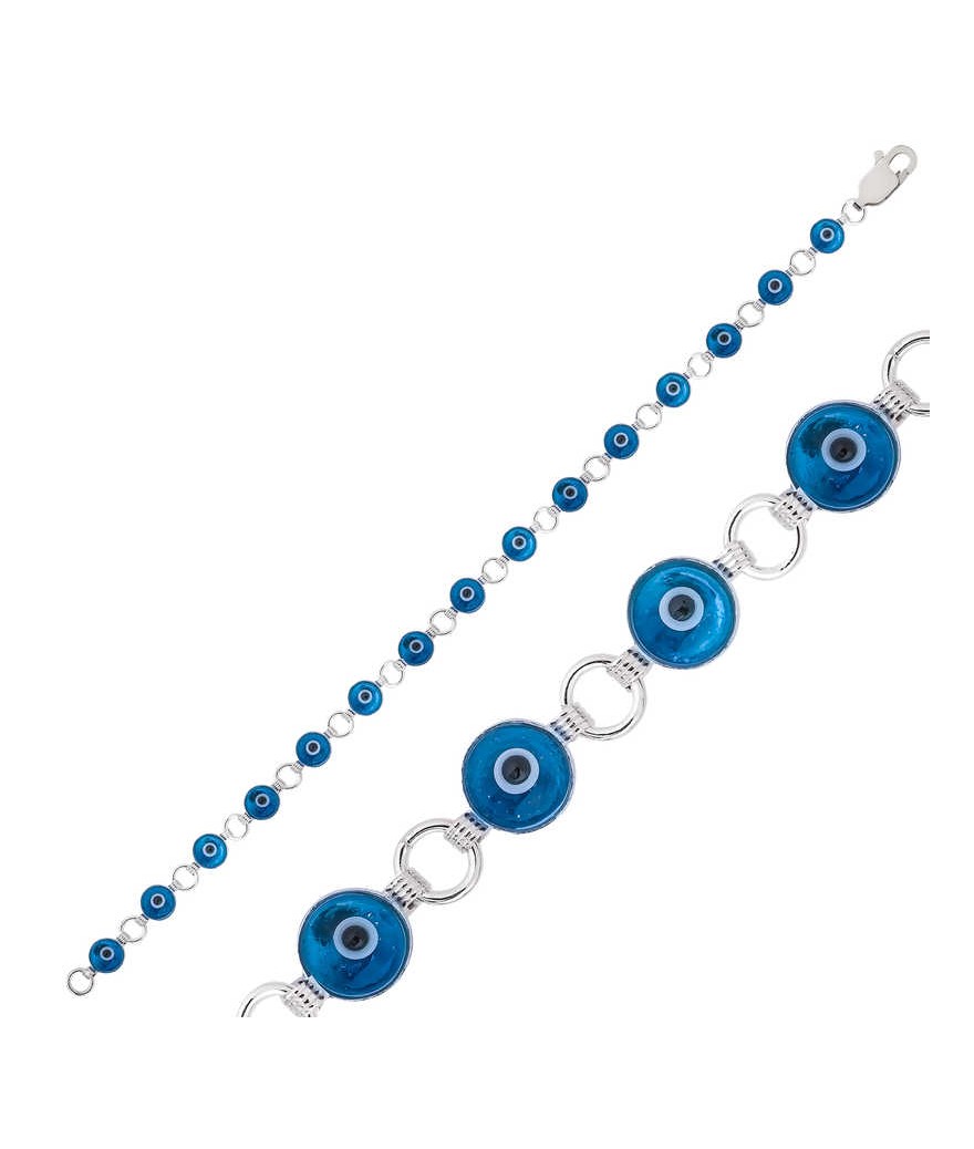 Gümüş Nazar Bayan Bileklik