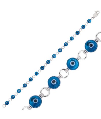 Gümüş Nazar Bayan Bileklik