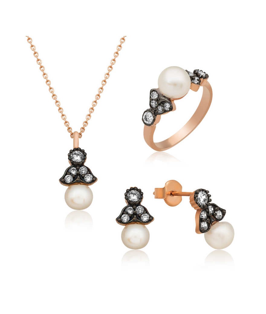 ​Gümüş İnci Bayan Set