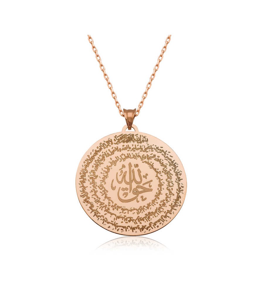 ​Gümüş El Hakkanî Mührü Bayan Kolye