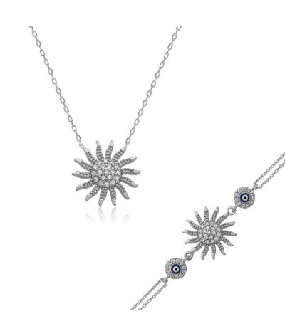 Gümüş Güneş Bayan Set