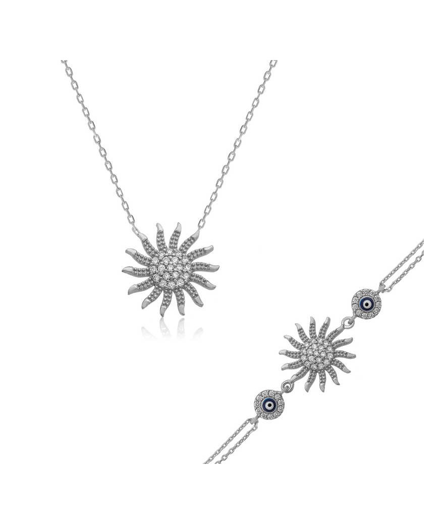 Gümüş Güneş Bayan Set