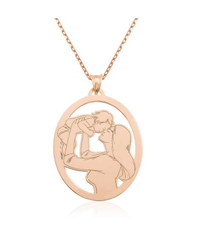 ​Gümüş Anne Bebek Kolye