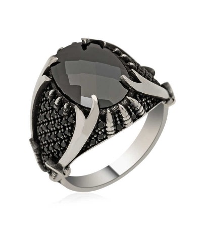 ​Gümüş Zülfikar Kılıcı Erkek Yüzük