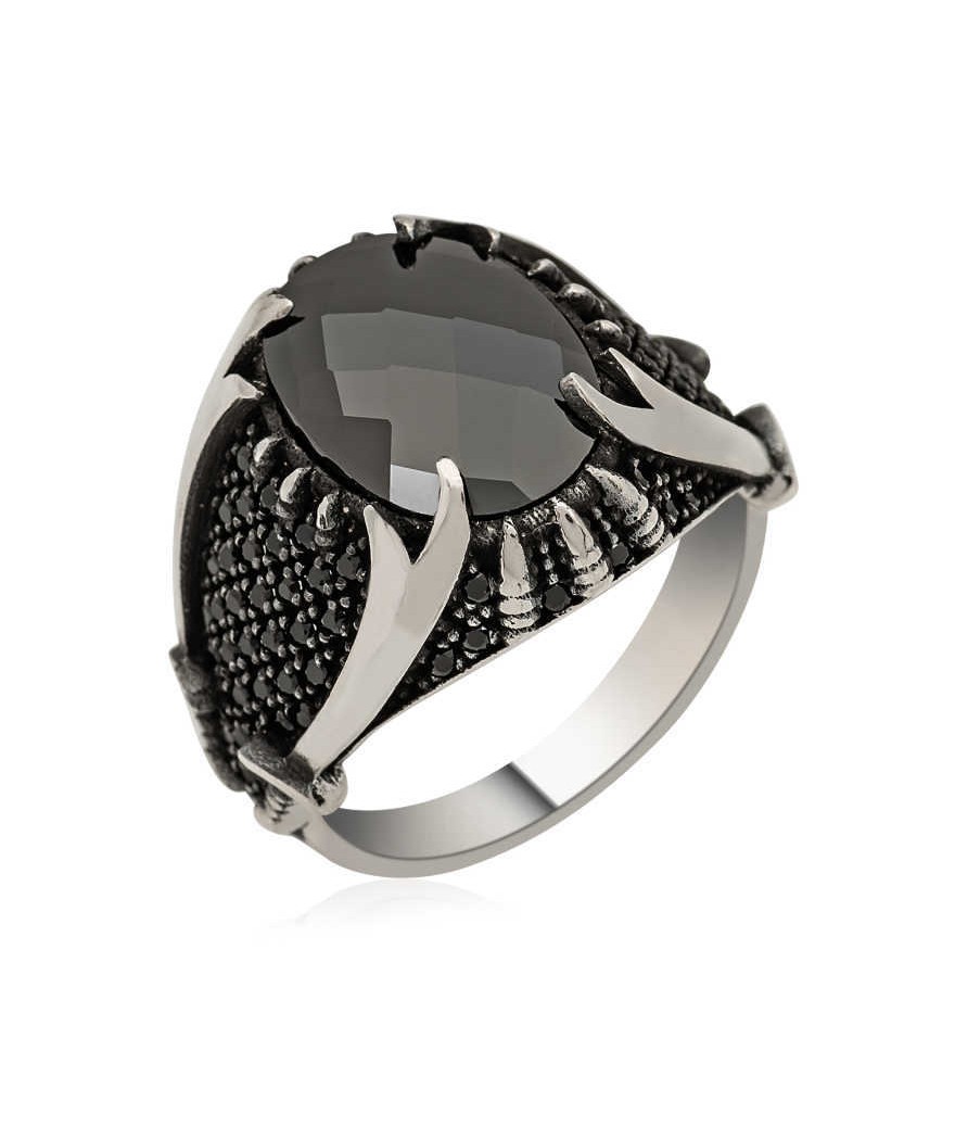 ​Gümüş Zülfikar Kılıcı Erkek Yüzük
