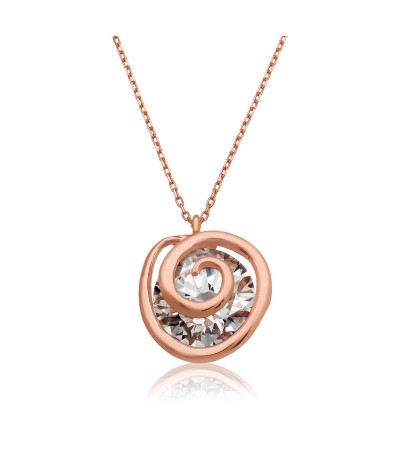 Gümüş Aşk Döngüsü Bayan Kolye