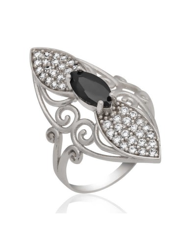 ​Gümüş Markiz Bayan Yüzük