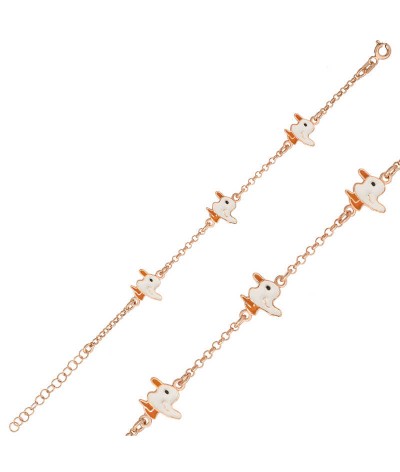 ​Gümüş Ördek Çocuk Bileklik