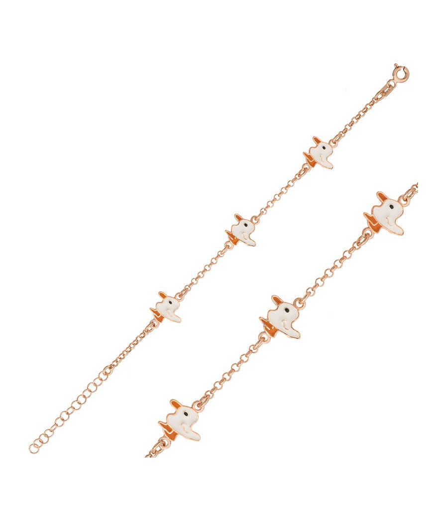 ​Gümüş Ördek Çocuk Bileklik