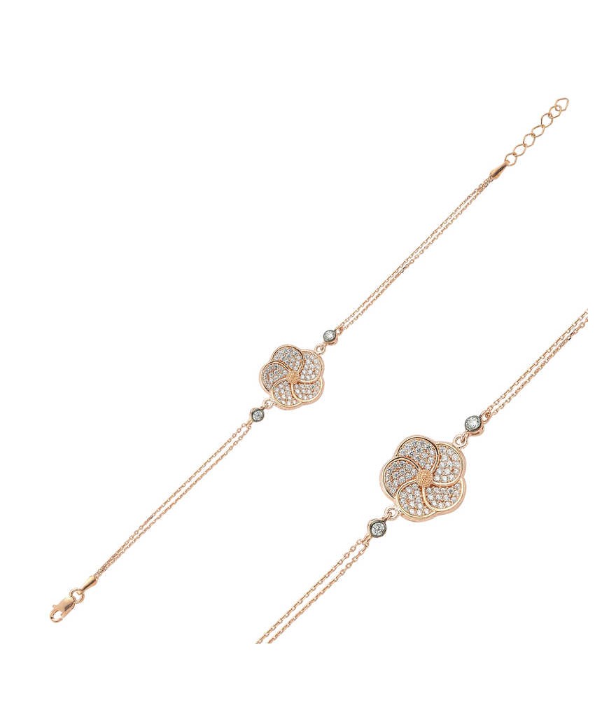 ​Gümüş Papatya Bayan Bileklik