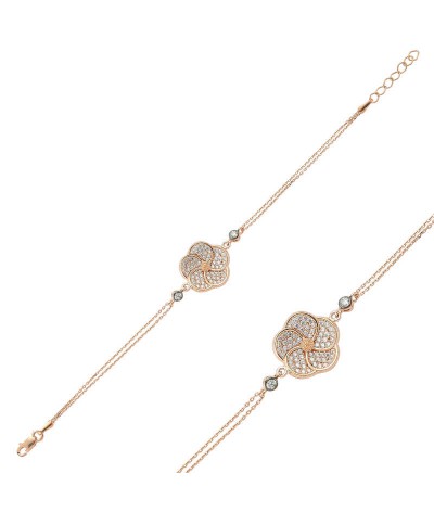 ​Gümüş Papatya Bayan Bileklik