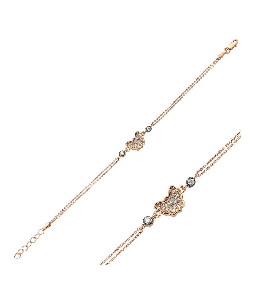 ​Gümüş Kelebek Bayan Bileklik