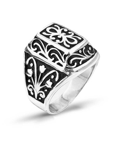 Gümüş Kurtlar Vadisi Erkek Yüzük