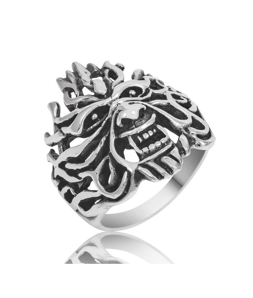 ​Gümüş Alevli Erkek Yüzük