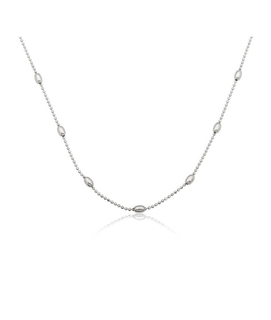 ​Gümüş Küçük Top ve Arpa Zincir