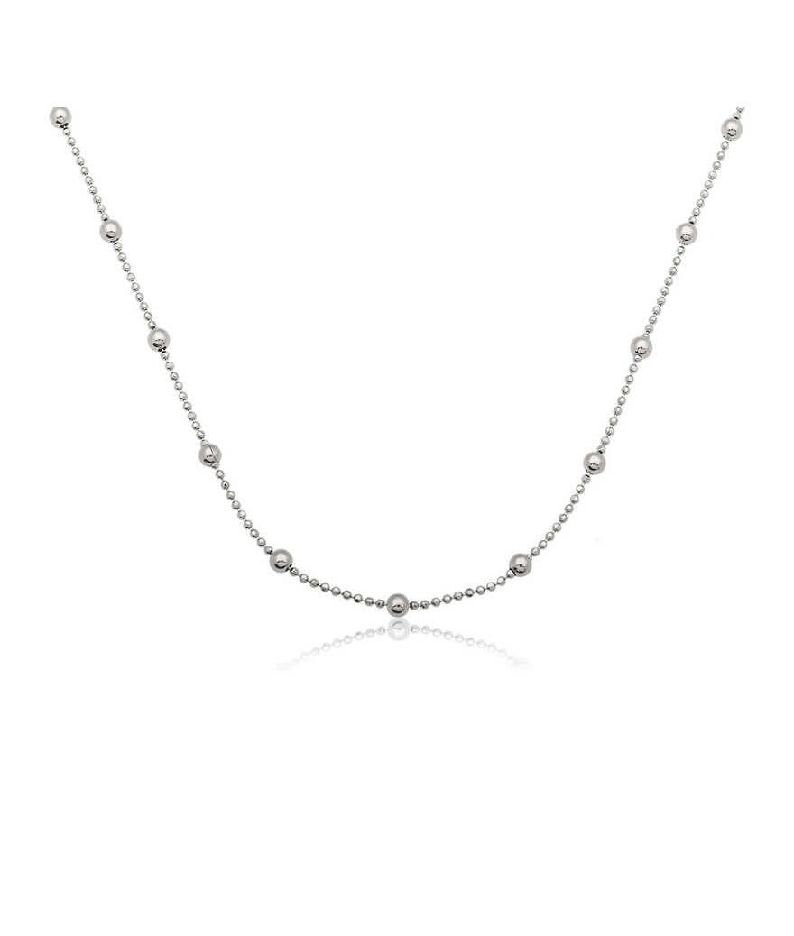 ​Gümüş Küçük ve Büyük Top Zincir