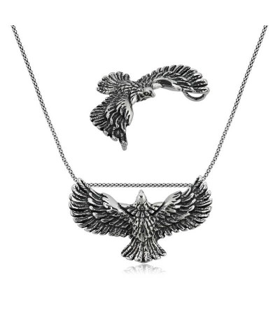 Gümüş Kartal Erkek Kolye