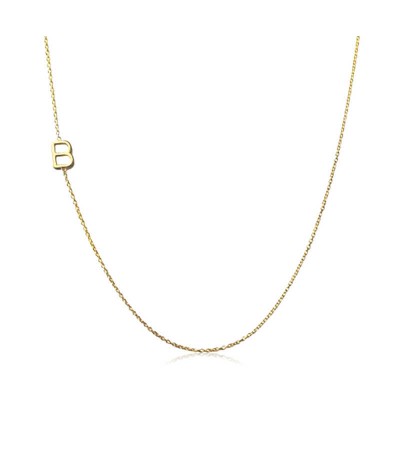 Gümüş Harfli Bayan Kolye