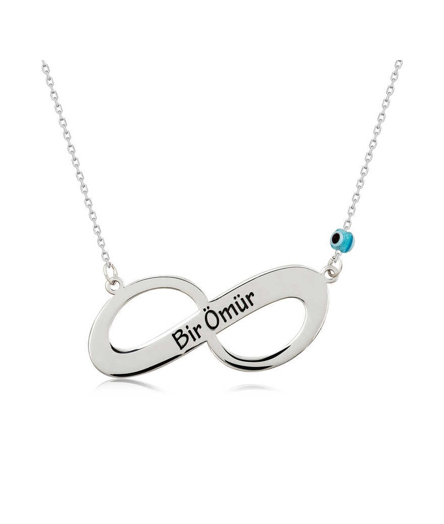 ​Gümüş Sonsuz Bir Ömür Bayan Kolye