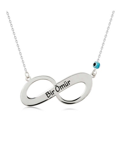 ​Gümüş Sonsuz Bir Ömür Bayan Kolye