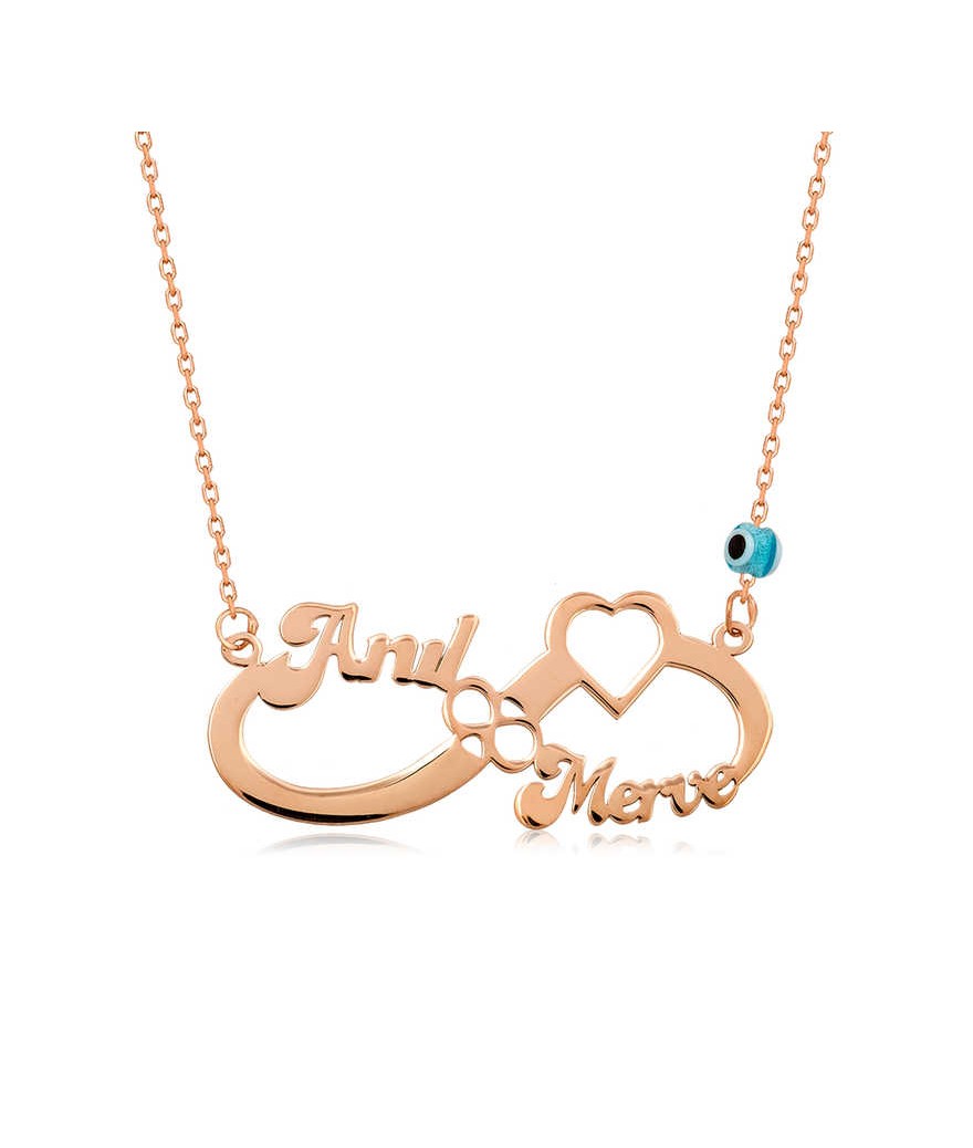 Gümüş İsimli Sonsuzluk Kolye